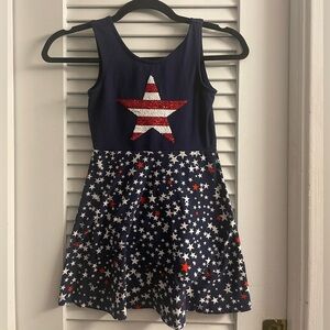 Epic Threads Patriotic Sundress w/Sequin Star That Changes Color. Size 6